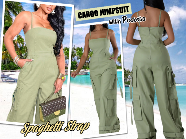 cargo jumpsuit for woman