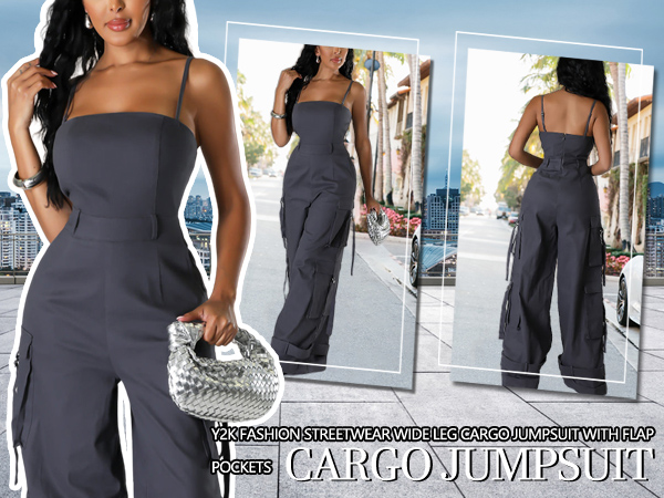 cargo jumpsuit for woman