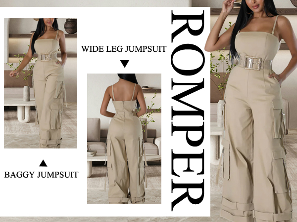 cargo jumpsuit for woman