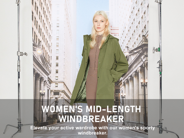 womens windbreaker rain coat