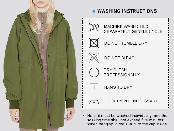 womens rain coat