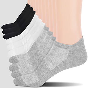 black grey white socks