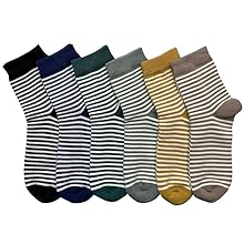 Womens Striped quarter socks -02