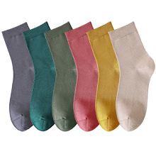 Womens Cotton Crew socks -C11