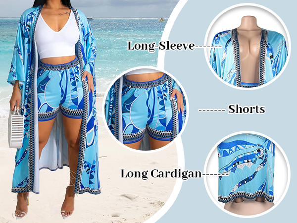 cute kimonos for women beach casual