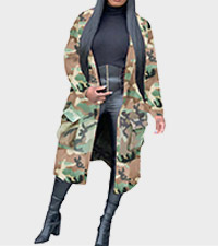 camo coat