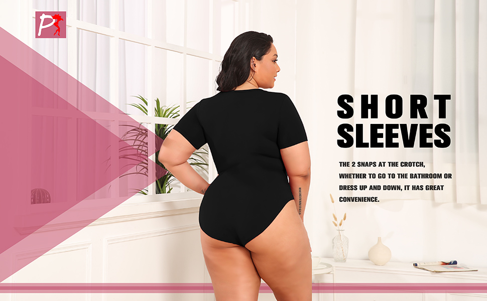 plus size leotards for women,black bodysuit for women,tshirt bodysuit for women,plus size bodysuit