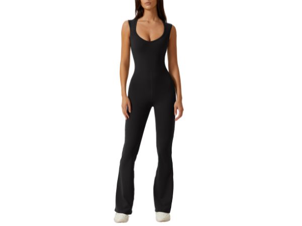 sweetheart neck jumpsuit