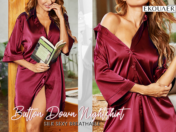 satin nightgown for women