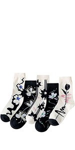 IIG white long socks for women cool socks for women white socks for women dress socks for women