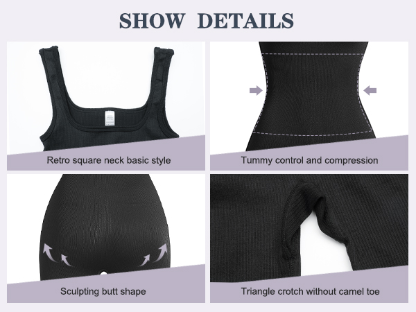 sports romper for women tummy control