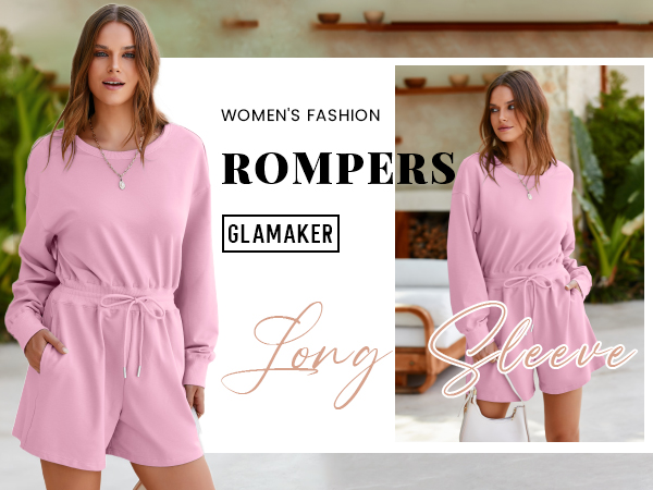 long sleeve romper