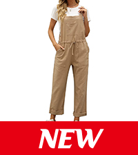 cotton linen overalls for women