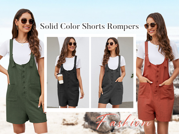 summer short rompers