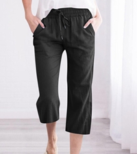 Linen Capri Pants for Women