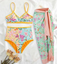 Three Pieces Swimsuit