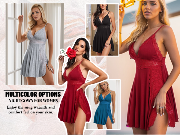 sexy night gowns for woman