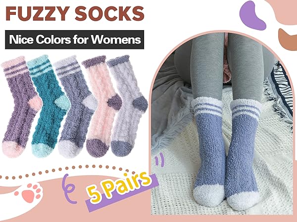 fuzzy socks