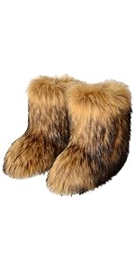 fur boots