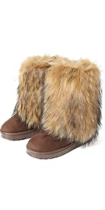 fur boots