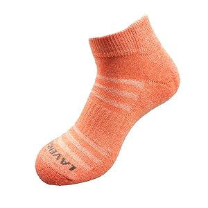 a low cut orange sock