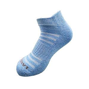 a pair of low cut blue socks