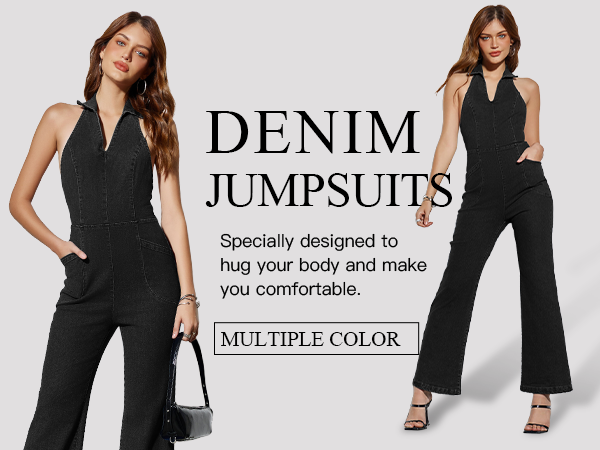 denim jumpsuits