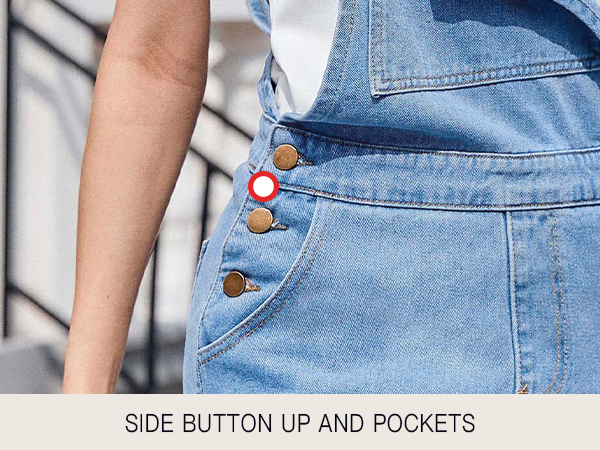 side button up and pockets