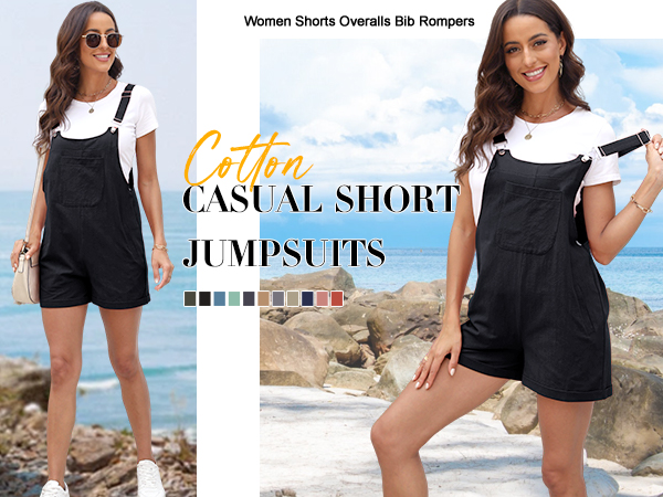 Bib Rompers Shortalls