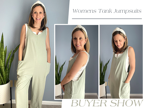 Womens Tank Jumpsuits