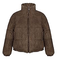 Winter Puffer Down Corduroy Jacket