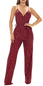 sequin jumpsuit