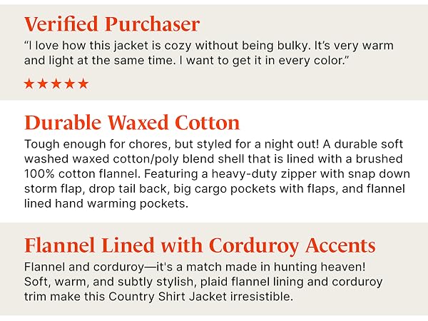 Durable Waxed Cotton, Tough, Chores coat, durable, Soft washed cotton, brushed cotton, polyester