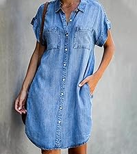 denim dress for women