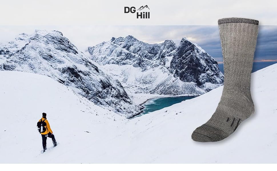 comfortable hiking socks outdoor soft heel support stockings 