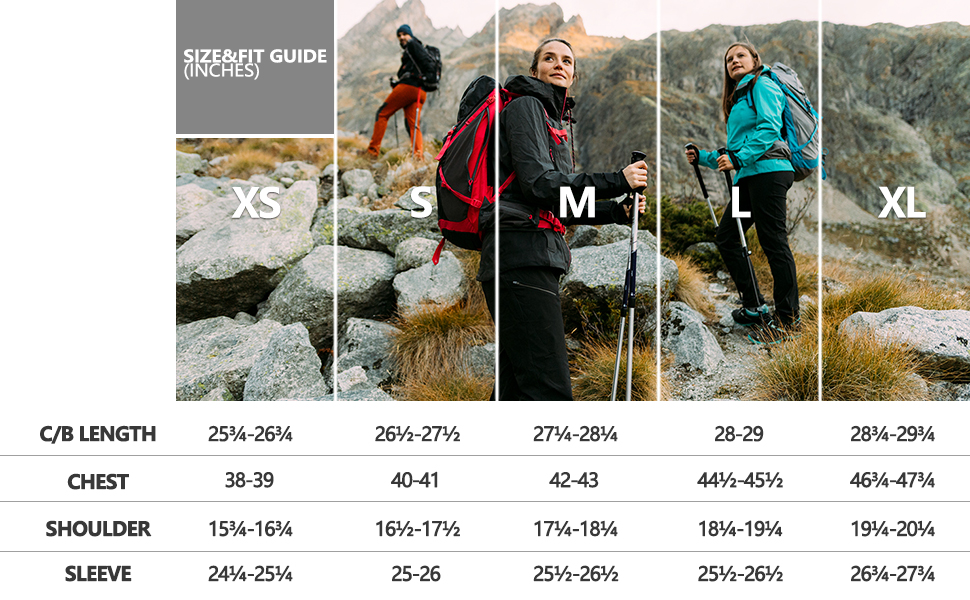 hiking jackets for women