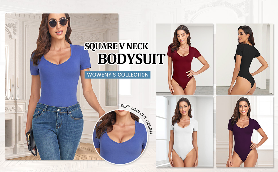 Different Colors Of the Short Sleeve Bodysuit