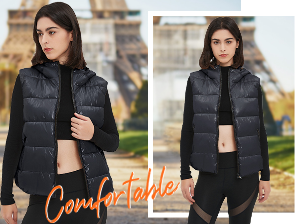 Fall Winter Puffer Vest for Women