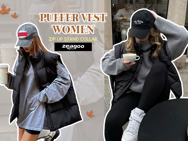 women vest puffer jacket packable down jacket womens winter jacket puffer coat quilted puffer vest