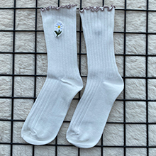 doitall socks for women white slouch crew socks