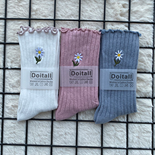 doitall socks for women slouch ruffle crew socks