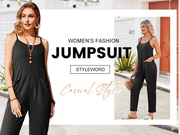 STYLEWORD 2024 Fashion Jumpsuit