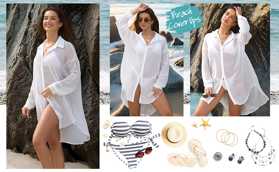 beach cover ups for women