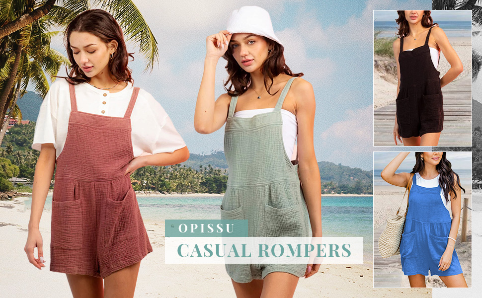 casual rompers - 4 color