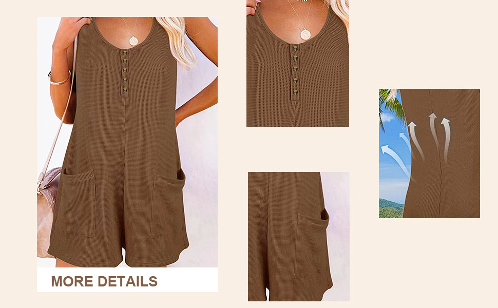 Rompers for Women Summer 2024 Casual One Piece Jumpsuits 