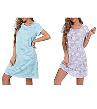 Women Short Sleeve nightgowns