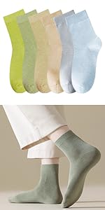 Womens Cotton Crew Socks