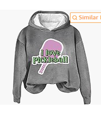 I Love Pickleball Pullover  