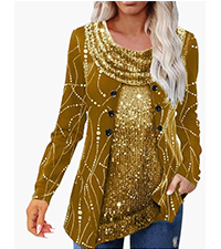 Sequins Tops for Womens 