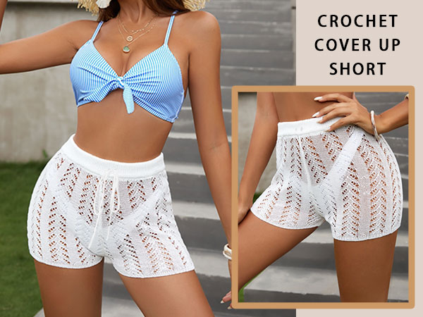 crochet cover up short